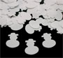 White Snowman Confetti